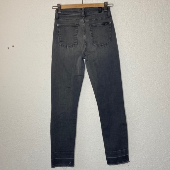 7 for all Mankind B'air Roxanne ankle jeans in gray Size 25 - Picture 3 of 8